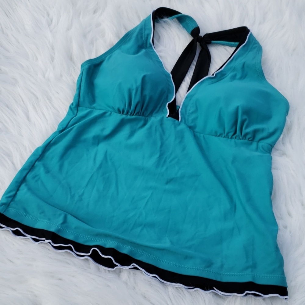 Ruffle Tankini Top